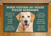 Joycorners Retrievers Labrador Dog Doormat, Please Remember I Live Here Gift For Dog Lovers, Housewarming Gift, Dog Decor LM0210