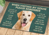 Joycorners Retrievers Labrador Dog Doormat, Please Remember I Live Here Gift For Dog Lovers, Housewarming Gift, Dog Decor LM0210