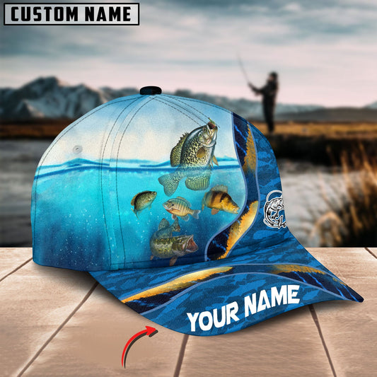 Joycornerss Custom Name Panfish Fishing 3D Classic Cap
