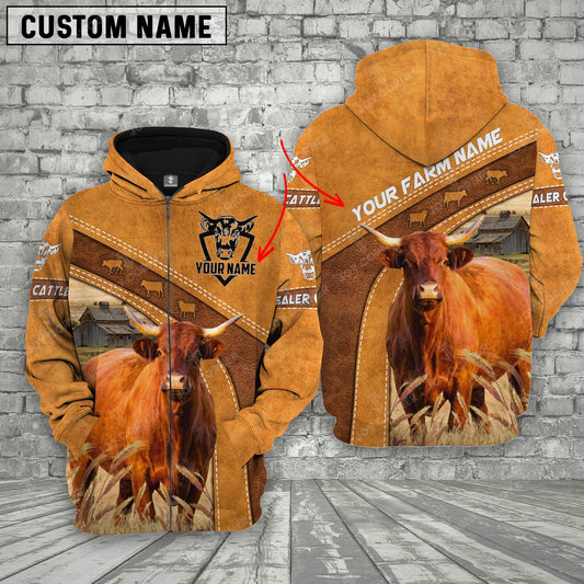 Joycorners Personalized Name Saler Cattle Hoodie TT1