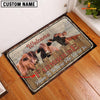 Joycorners Santa Gertrudis Custom Name - Home To Where The Herd Is FarmHouse Doormat