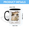 Joycorners Sheep Funny Personalized Name Two Tone Mug