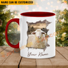 Joycorners Sheep Funny Personalized Name Two Tone Mug