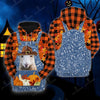 Joycorners Happy Halloween Sheep Orange Plaid All Printed 3D Shirt