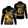 Joycorners I Go Fishing Because I Like It SPF Shirt, Fisherman Outfit, Mens Casual Shirts