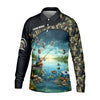 Joycorners Just A Man Who Loves Fishing Camo Fishing Shirt, Fisherman Gift, SPF Shirt For Men