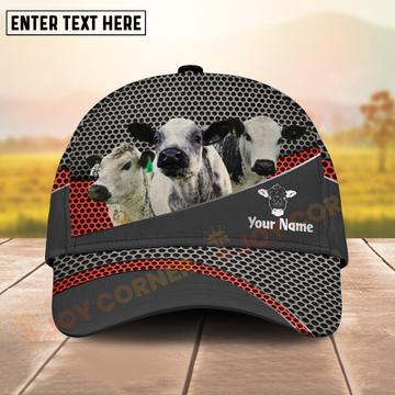 Joycorners Speckle Park Ranch Style Metal Pattern Mesh 3D Cap Personalized Name Cap