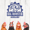 Joycorners Personalized Chicken Farm, Rooster Farm Metal Sign,  Chicken Coop Sign Wall Decor & Wall Art, Rooster Wall Decor, Farmhouse Rooster Rooster & Chicken Coop Decor & Sign LM0110