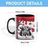 Joycorners Sweet Holstein Couple Personalized Name Two Tone Mug