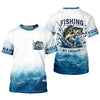 Joycorners Fishing Is Therapy Funny Fishing Shirt, Mens SPF Shirt, Fishing Gifts For Men, Bass Fishing