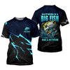Joycorners Happiness Is A Big Fish And A Witness Fishing UPF Shirts, Funny Fishing Shirt, Fishing Shirts For Men