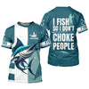 Joycorners I Fish So I Don't Choke People Blue Marlin Fishing SPF Shirt For Men, Fishing Gifts For Men, Men's Fishing Shirt