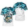 Joycorners Mens Fish Around And Find Out T Shirt, Funny Fishing Shirt, Mens SPF Shirt, Fishing Gifts For Men, Bass Fishing