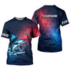 Joycorners Marlin Fishing Custom Name UPF Shirts, Tournament Fishing Shirts, Men's Fishing Shirt