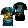 Joycorners Happiness Is A Big Bass And A Limit Of Panfish Fishing UPF Shirts, Funny Fishing Shirt, Fishing Gifts For Men