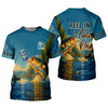 Joycorners Reel In A Cold One Bass Light Beer And Fishing SPF Shirt, Funny Fishing Shirt, Fishing Shirts For Men