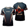 Joycorners Shark Attack Fishing UPF Shirts, Fishing Tournament Shirt, Custom Fishing Shirt, Presents For Fishermen