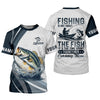 Joycorners Fishing Is Not About The Fish It's The Time Spent Together Catching Them Fishing UPF Shirts, Fishing Shirts For Men
