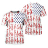 Joycorners American Flag Fish Shirt, Fishing SPF Shirt, Mens Fishing Shirts Long Sleeve, Gift For Fisherman