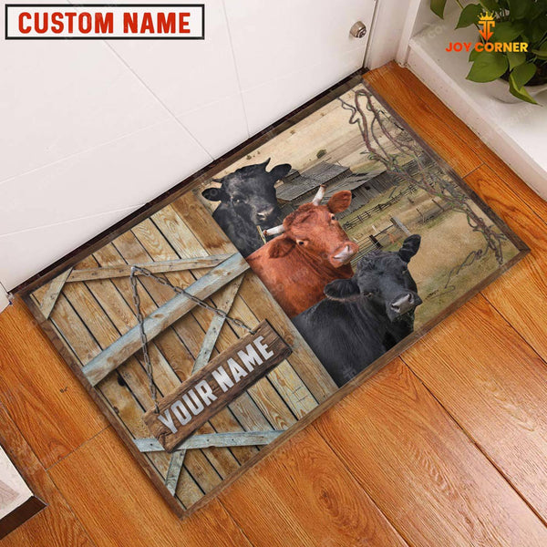 Joycorners Dexter Barn Custom Name Doormat