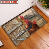 Joycorners Chicken Barn Custom Name Doormat