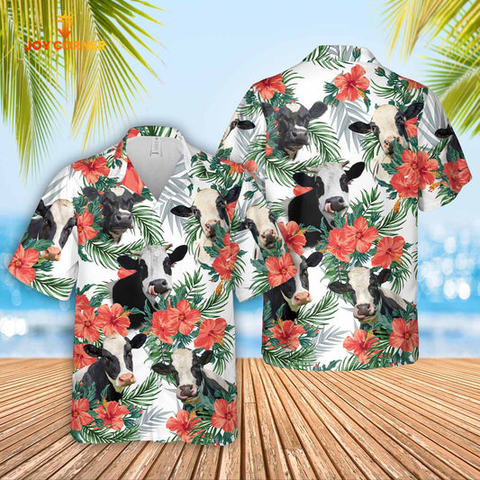 Joycorners Holstein Hawaiian Shirt