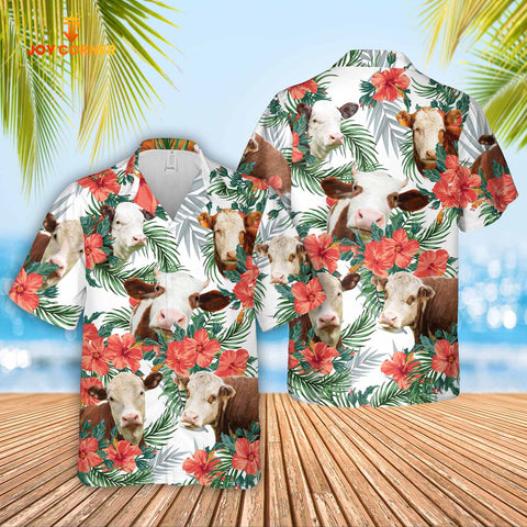 Joycorners Hereford Hawaiian Shirt