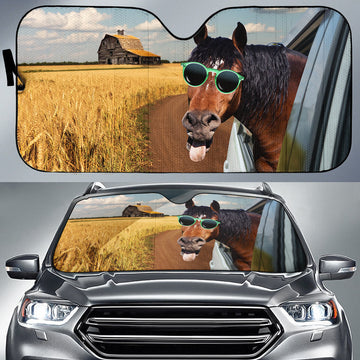 Joycorners Horse Happiness 3D Sun Shade