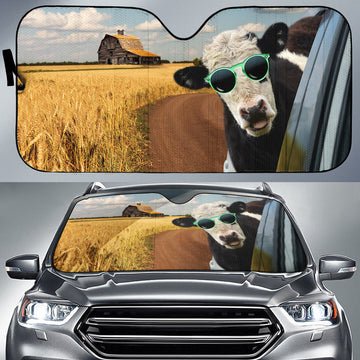 Joycorners Belted Galloway Happiness 3D Sun Shade