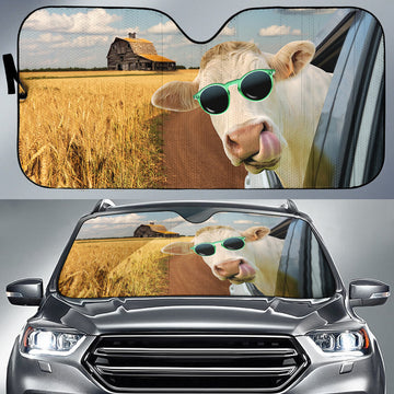 Joycorners Charolais Happiness 3D Sun Shade