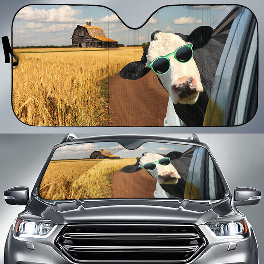 Joycorners Black Baldy Happiness 3D Sun Shade