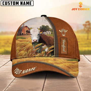 Joycorners Personalized Name Hereford Barn Farm Cap