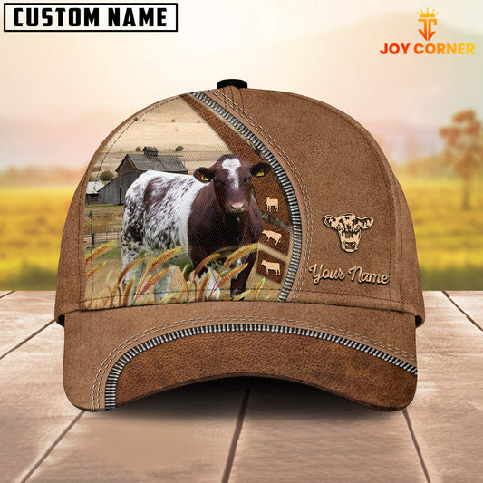 Joycorners Shorthorn Farming Land Customized Name Cap