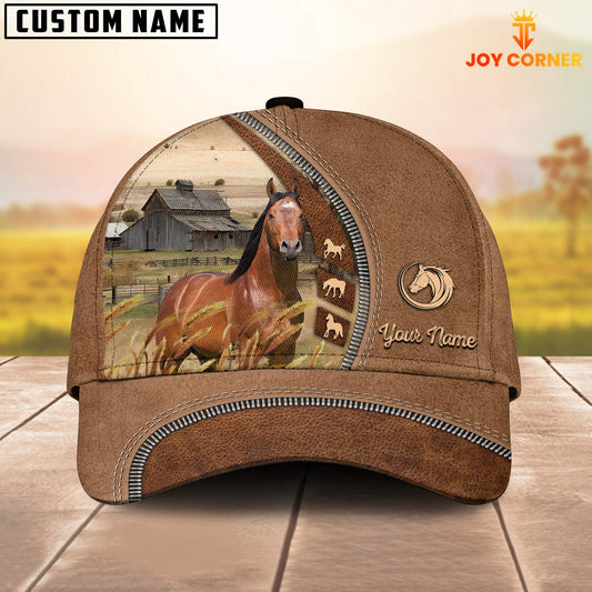 Joycorners Horse Farming Land Customized Name Cap