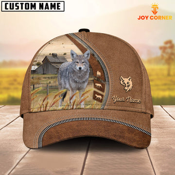 Joycorners Coyotes Farming Land Customized Name Cap