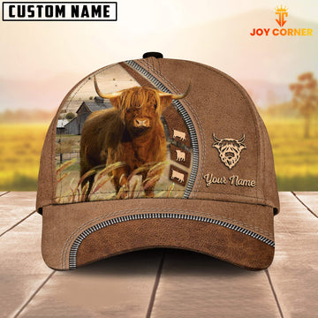 Joycorners Highland Farming Land Customized Name Cap