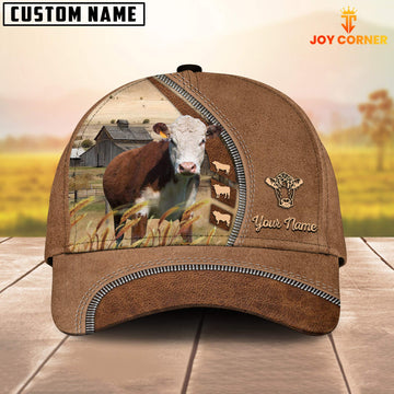 Joycorners Hereford Farming Land Customized Name Cap