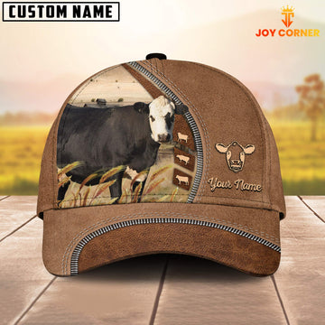 Joycorners Black Baldy Farming Land Customized Name Cap