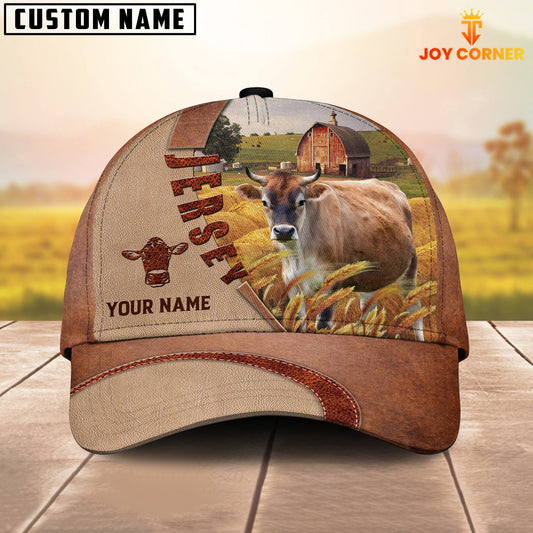 Joycorners Personalized Name Jersey Farm Barn Cap