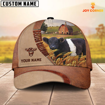 Joycorners Personalized Name Belted Galloway Farm Barn Cap