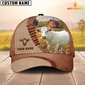 Joycorners Personalized Name Charolais Farm Barn Cap