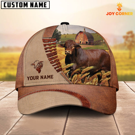 Joycorners Personalized Name Beefmaster Farm Barn Cap