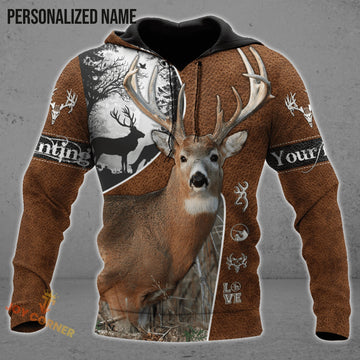 Joycorners Customized Name Hunting 3D Design All Over Printed