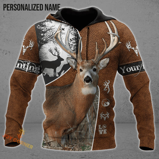Joycorners Customized Name Hunting 3D Design All Over Printed