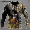 Joycorners Custom Name Deer Hunting 3D Design All Over Printed
