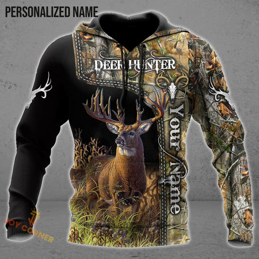 Joycorners Custom Name Deer Hunting 3D Design All Over Printed