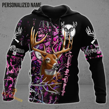 Joycorners Customized Name Love Hunting 3D All Over Printed