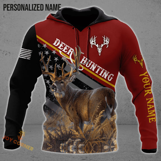 Joycorners Customized Name Deer Hunting 9 3D Design All Over Printed