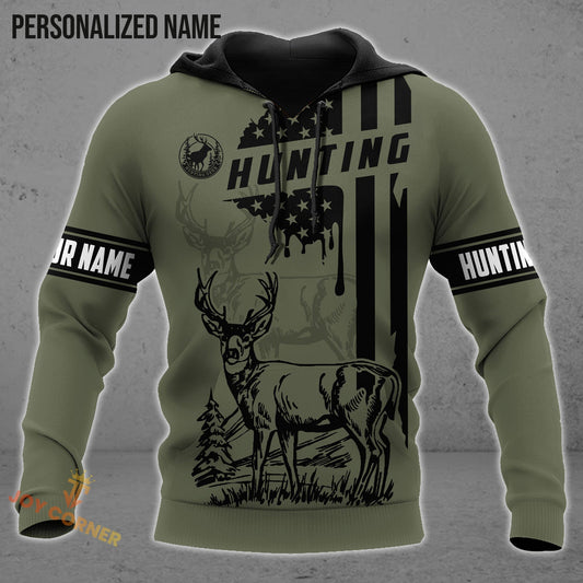 Joycorners Customized Name Hunting 4 3D Design All Over Printed