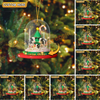 Joycorners Cattle Lovers Family Christmas Tree Ornament Custom Shape Acrylic Ornament (7 Breed Options)